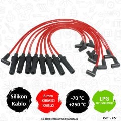 JEEP GRAND CHEROKEE ZJ 5.2, 5.9 BUJİ KABLOSU SETİ 8MM