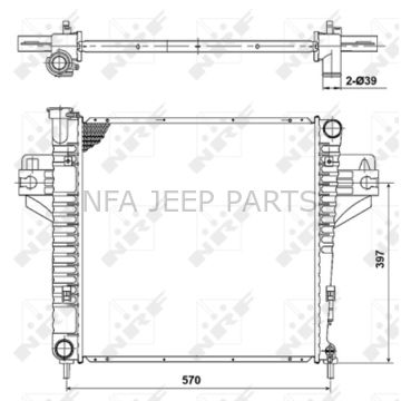 JEEP LİBERTY KJ 2.4 SU RADYATÖRÜ