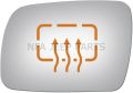 JEEP GRAND CHEROKEE ZJ SOL DİKİZ AYNASI CAMI ISITMALI 1993-1998