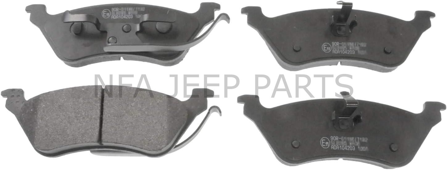 CHRYSLER GRAND VOYAGER RG ARKA FREN BALATASI SETİ 2000-2007